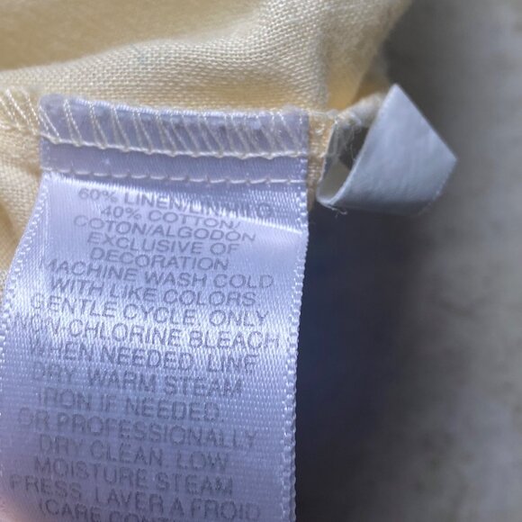 Susan Bristol Floral Patchwork Linen Cotton Vest Top Cottagecore Grandmacore - Picture 6 of 7